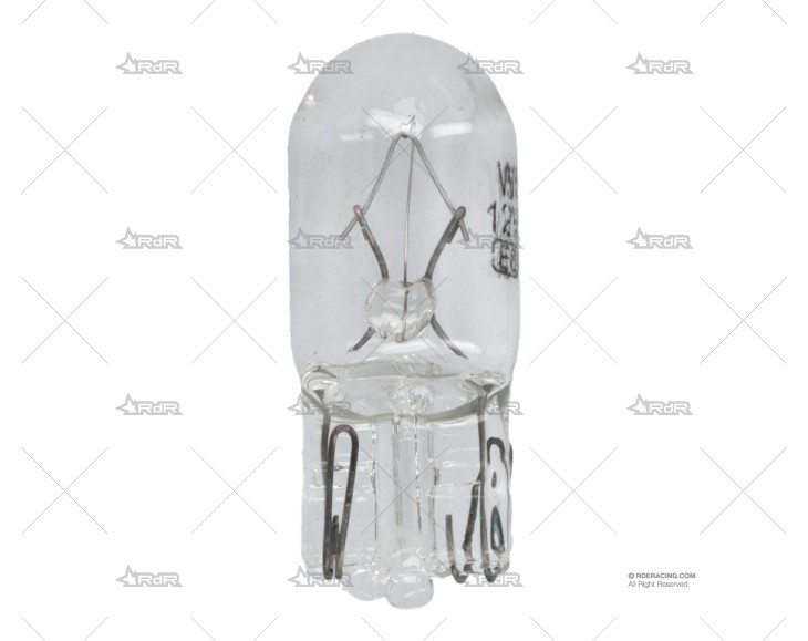 BOMBILLA W2,1X9,5D 12v 5W  HALOGENA BRAND R