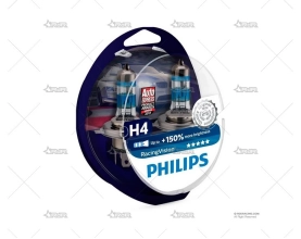 BOMBILLAS H4 RACING VISION 60/55W +150% BRAND R