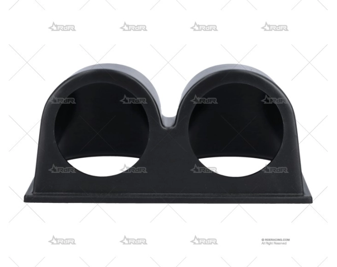 SOPORTE 2 MANÓMETROS UNIVERSAL 52mm NEGR BRAND R