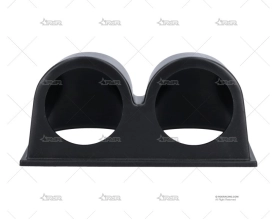 SOPORTE 2 MANÓMETROS UNIVERSAL 52mm NEGR BRAND R