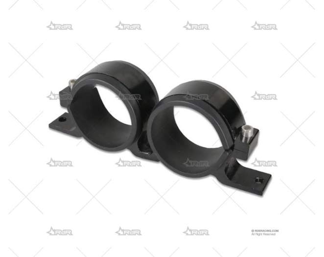 SOPORTE DOBLE BOMBA GASOLINA 60mm Negro BRAND R