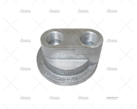 TAPA FILTRO ACEITE 3/4 (19mm) 2x(1/2BSP) MOCAL