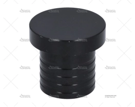TAPON ALUMINIO MACHO 25mm NEGRO BRAND R