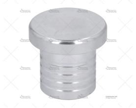 TAPON ALUMINIO MACHOO 25mm PLATA BRAND R