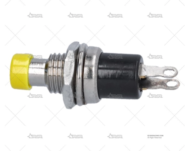 BOTON PULSADOR AMARILLO PEQUEÑO (anclaje BRAND R
