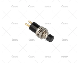 BOTON PULSADOR ON/OFF MINI NEGRO QSP
