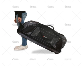 TROLEY DE VIAJE JUMBO NEGRO CON RUED RRS