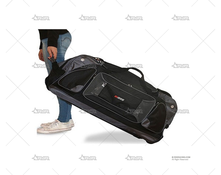 TROLEY DE VIAJE RRS JUMBO NEGRO CON RUED RRS