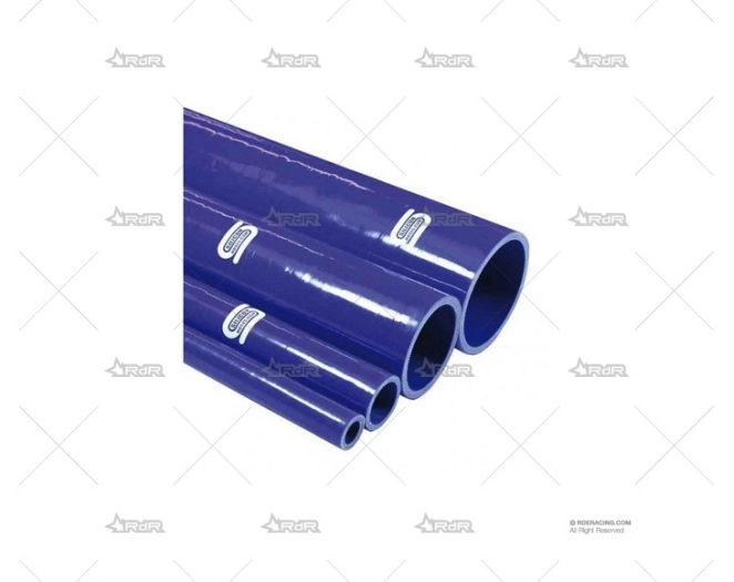 TUBO 1M SILICONA INTERIOR 25MM NEGRO SILICON HOSES