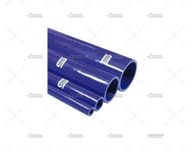 TUBO 1M SILICONA INTERIOR 25MM NEGRO SILICON HOSES