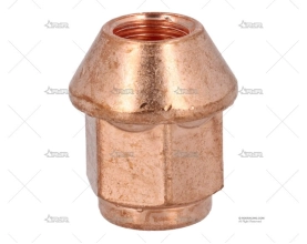 TUERCA ABIERTA 12X125 19 L30 60º COBRE BRAND R