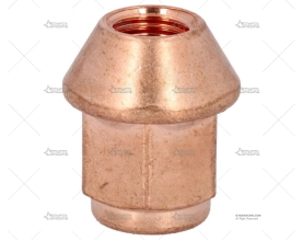TUERCA ABIERTA 12X150 19 L30 60º COBRE BRAND R