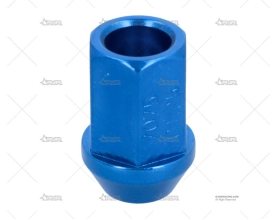 TUERCA RUEDA ABIERTA 12X125 ALUM AZUL GRAYSTON