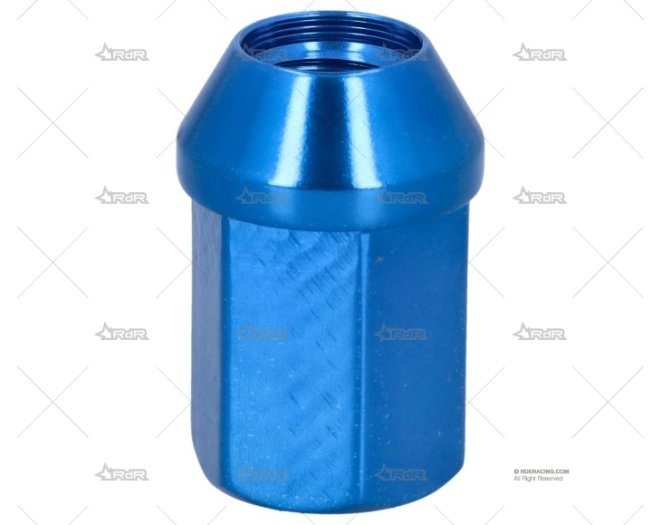 TUERCA RUEDA ABIERTA 12X150 ALUM AZUL GRAYSTON