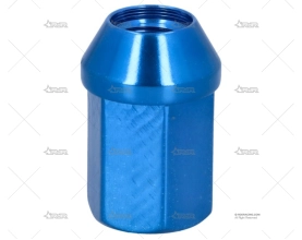TUERCA RUEDA ABIERTA 12X150 ALUM AZUL GRAYSTON