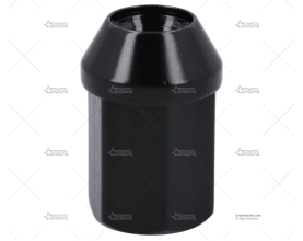 TUERCA RUEDA ABIERTA 12X150 ALUM NEGRO GRAYSTON