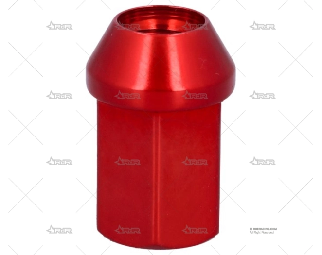 TUERCA RUEDA ABIERTA 12X150 ALUM ROJO GRAYSTON