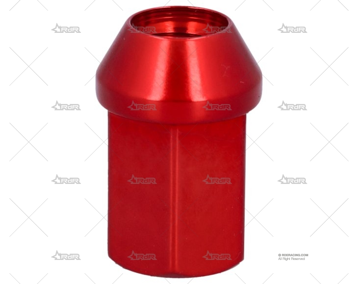 TUERCA RUEDA ABIERTA 12X150 ALUM ROJO GRAYSTON