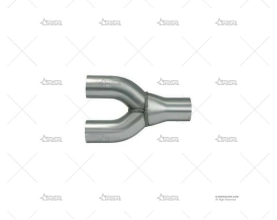 UNION EN "Y" 2 EN 1 (50x50x2mm) INOX POWERSPRINT