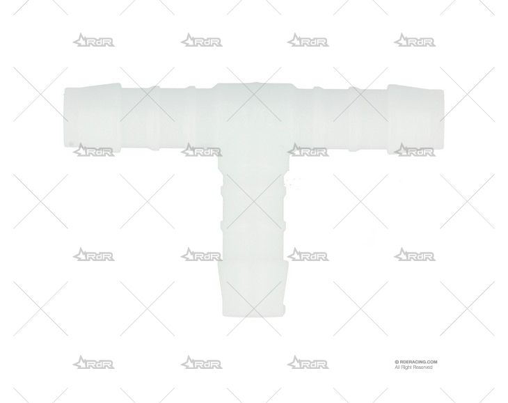 UNION TUBOS "T" PLASTICO  8mm (BLANCO) QSP