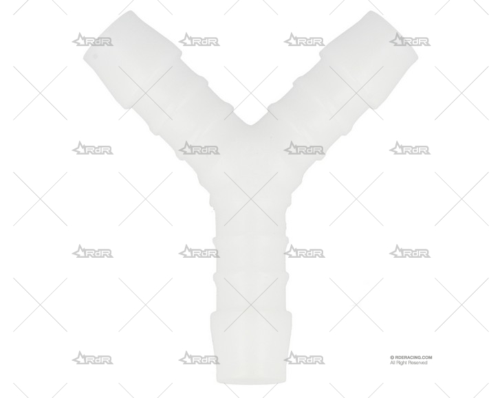 UNION TUBOS "Y" PLASTICO  6mm (BLANCO) QSP