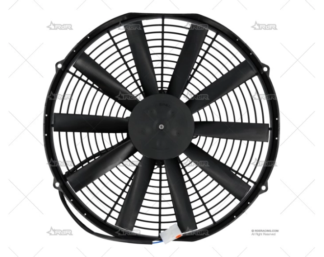VENTILADOR SPAL 382mm ASPIRADO 63mm