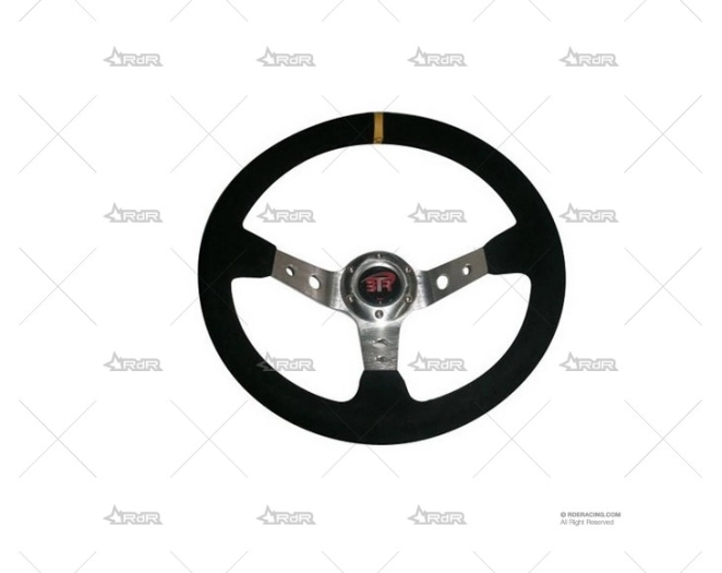 VOLANTE BTR 350mm 90mm PLATA/ANTE BTR