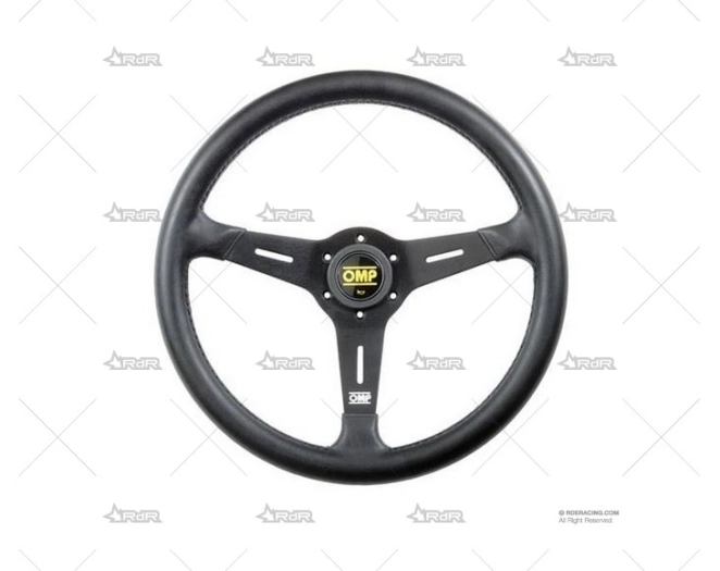 VOLANTE OMP SAND PIEL 380MM NEGRO OMP