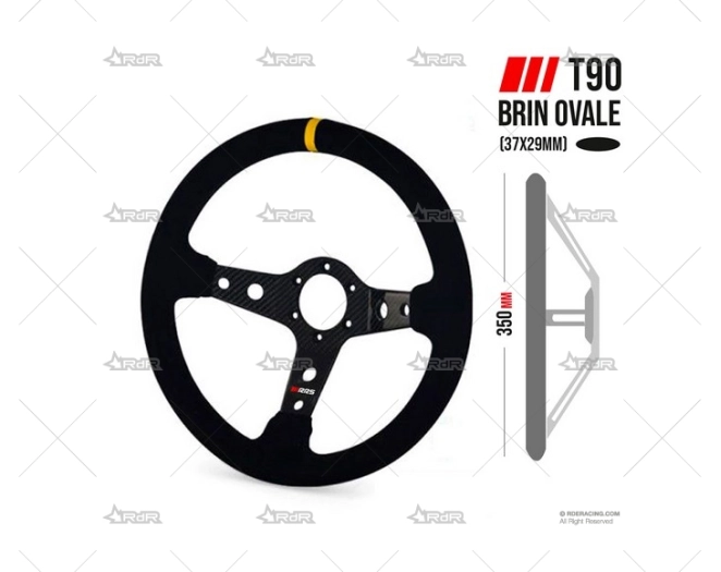 VOLANTE RRS CARBONO T90 350mm ANTE RRS