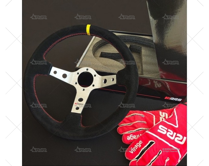 VOLANTE RRS CORSA T90 350mm PLATA/ANTE RRS