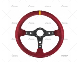 VOLANTE RRS CORSA T90 350mm ROJO/ANTE RRS
