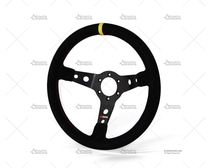 VOLANTE 350mm 65mm MONTECARLO NEGRO/ANTE RRS