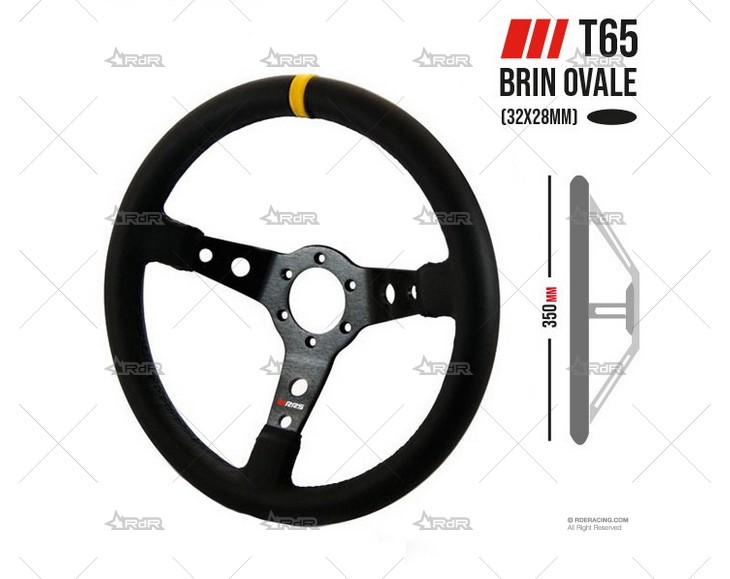 VOLANTE RRS MONTECARLO 65 350 NEGRO/SKY RRS