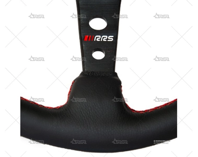 VOLANTE RRS RALLYE T90 350 NEGRO/ROJO/SK RRS