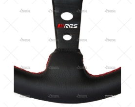 VOLANTE RRS RALLYE T90 350 NEGRO/ROJO/SK RRS