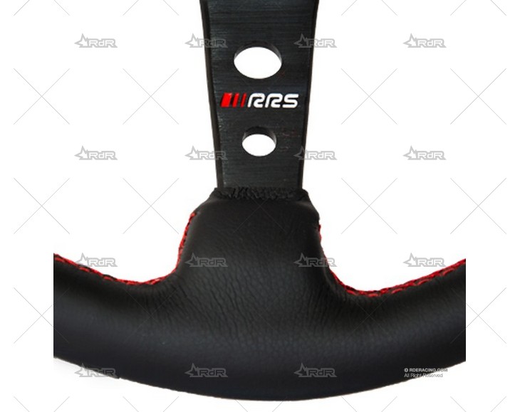VOLANTE RRS RALLYE T90 350 NEGRO/ROJO/SK RRS
