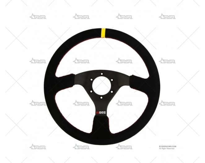 VOLANTE 330mm PLANO 32x28mm NEGRO/ANTE RRS