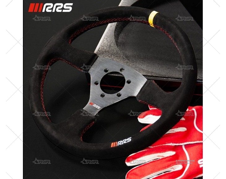 VOLANTE RRS VELOCE EVO PLANO 350 NEGRO RRS