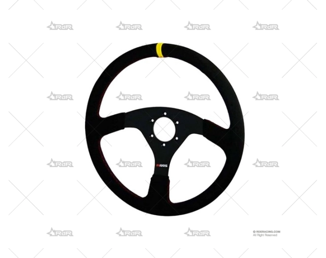 VOLANTE RRS VELOCE PLANO PIEL GIRADA NEG RRS