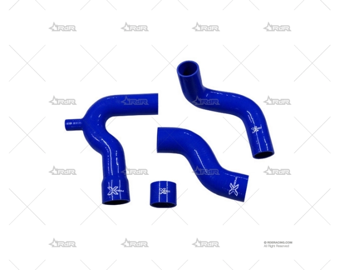 KIT MANGUITOS TURBO ESCORT RS 90-92 AZUL XTREM