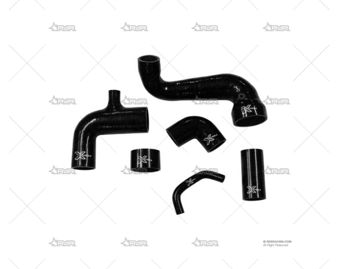 KIT MANGUITOS TURBO FIESTA RS TURBO NEGR XTREM