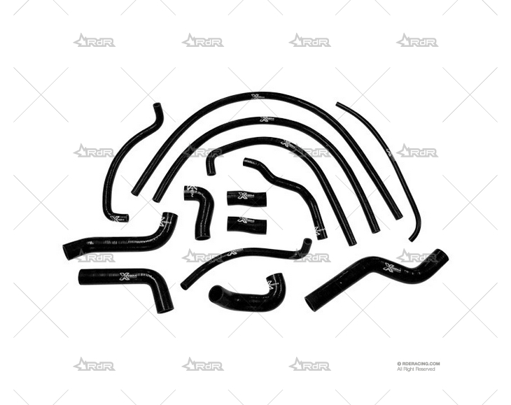 KIT MANGUITOS SILIC. LANCIA BETA NEGRO XTREM