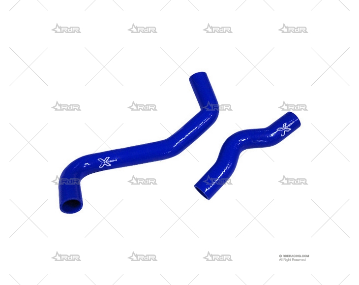 KIT MANGUITOS SILIC. MITSU. EVO 6 AZUL XTREM