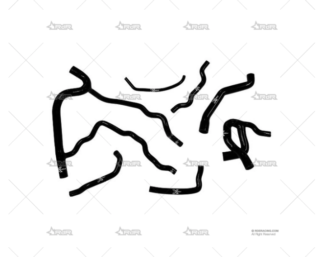 KIT MANGUITOS R19 16V F1 NEGRO XTREM