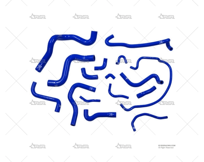 KIT MANGUITOS SILIC. VW LUPO GTI AZUL XTREM