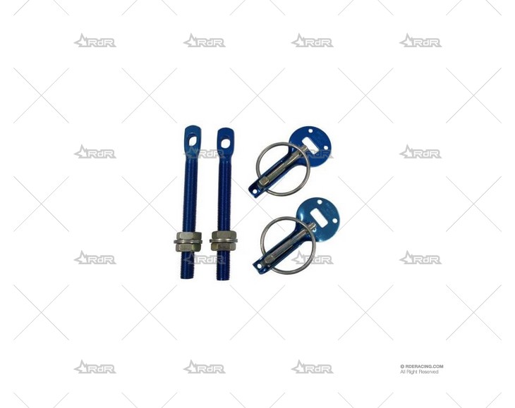 CIERRE CAPO DAKAR ALUM. ANOD. AZUL   X2 GRAYSTON