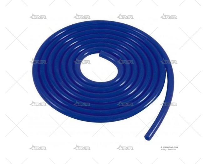 TUBO DE DEPRESION DE SILICONA AZUL 4MM ( SILICON HOSES