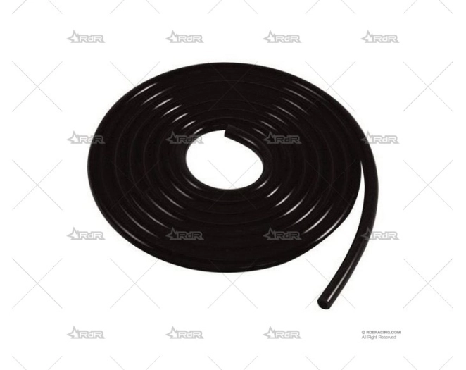 TUBO DEPRESION SILICONA NEGRO 5mm (3m) SILICON HOSES