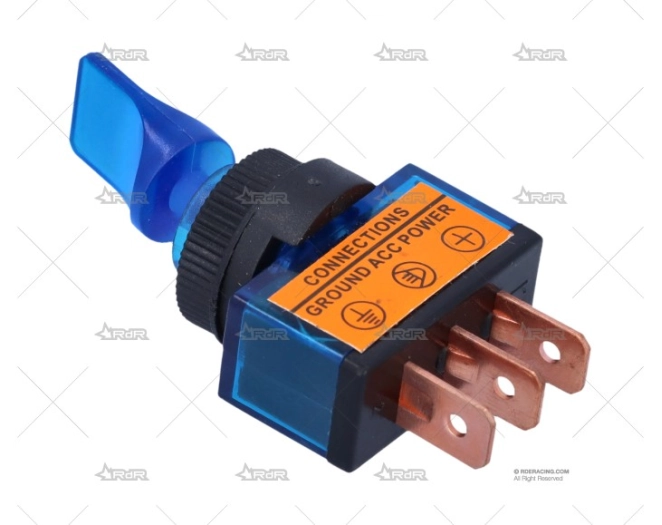 INTERRUPTOR LUMINOSO AZUL GRAYSTON