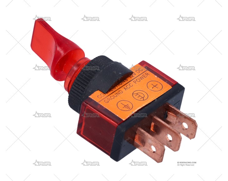 INTERRUPTOR LUMINOSO ROJO GRAYSTON